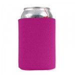 Foldable Can Koozie in Magenta