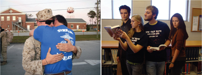 Father Welcoming His Son & LCHS Book Fair Father Welcoming His Son & LCHS Book Fair