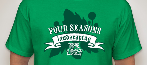 Landscaping Design Idea - Four Seasons Create Your Own Lawn Care T-shirt