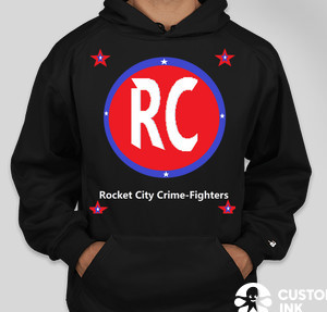 Rocket City Crime-Fighters Hoodie Front