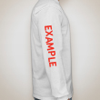 Sentenced Down Sleeve Print Style