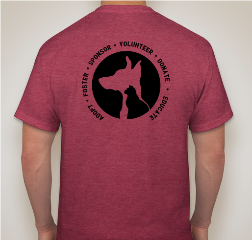 Friends Of Perry Animal Shelter Fundraiser - unisex shirt design - back