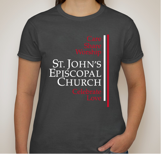 St. John's Volunteers! Fundraiser - unisex shirt design - front