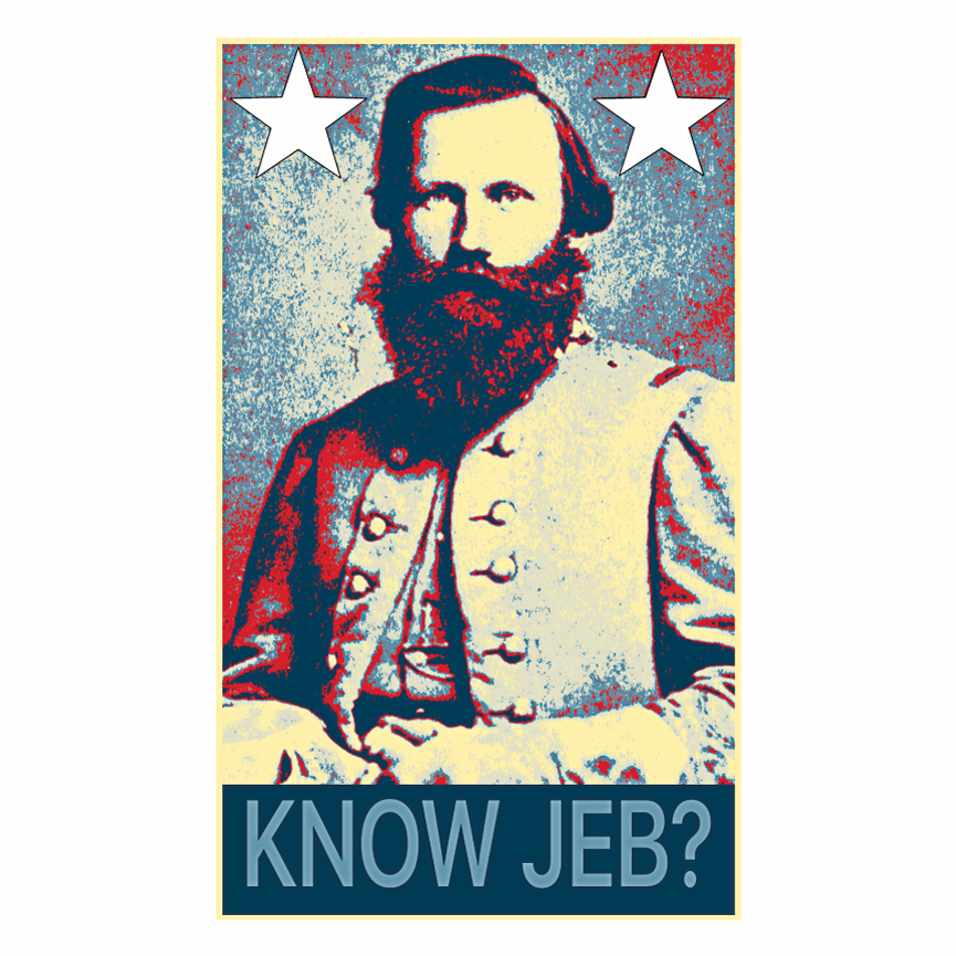 Know Jeb shirt design - zoomed