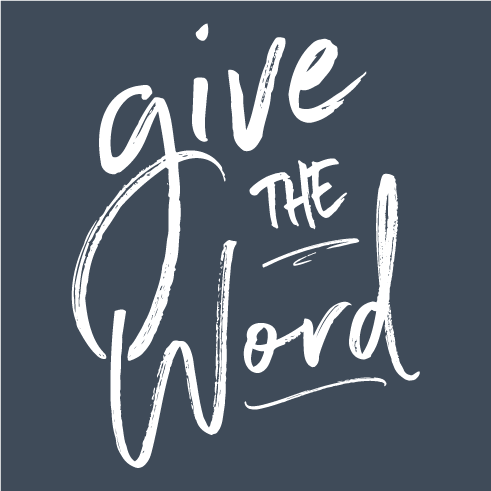 Snag a shirt. Give the Word. shirt design - zoomed