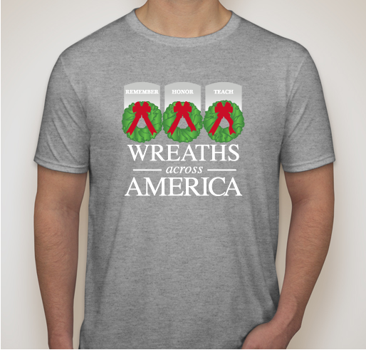 Wreaths Across America 2017 Fundraiser - unisex shirt design - front