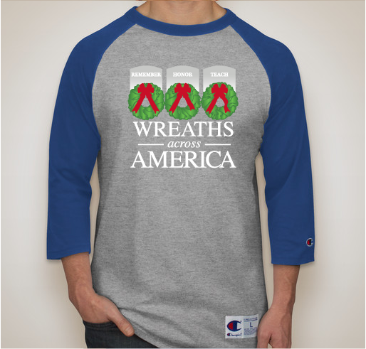 Wreaths Across America 2017 Fundraiser - unisex shirt design - front