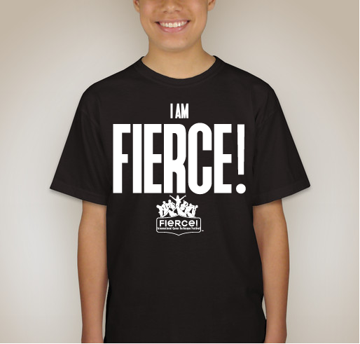 I Am FIERCE! 2017 Fundraiser - unisex shirt design - back