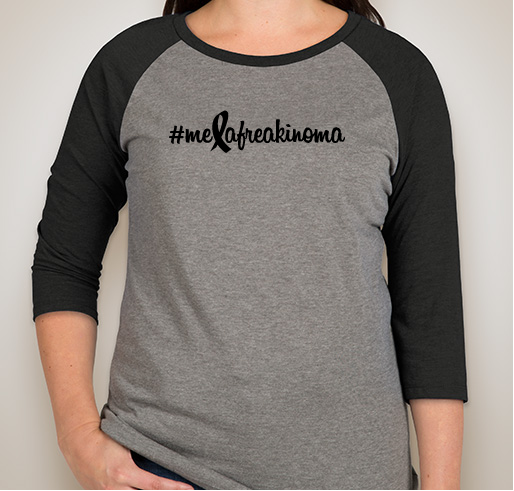 #Melafreakinoma, not "just" skin cancer! Fundraiser - unisex shirt design - front