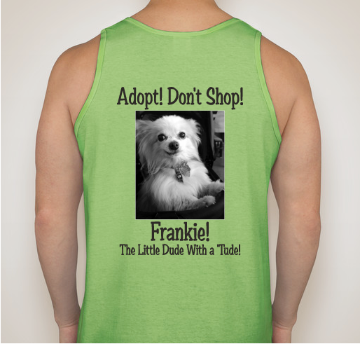 Lee and Frankie's Tanks and Vees fundraiser 2017 Fundraiser - unisex shirt design - back