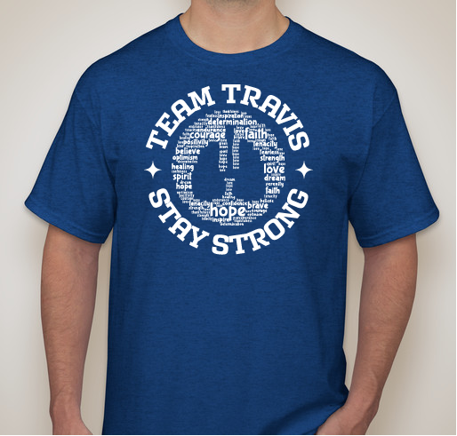 Team Travis Fundraiser - unisex shirt design - front