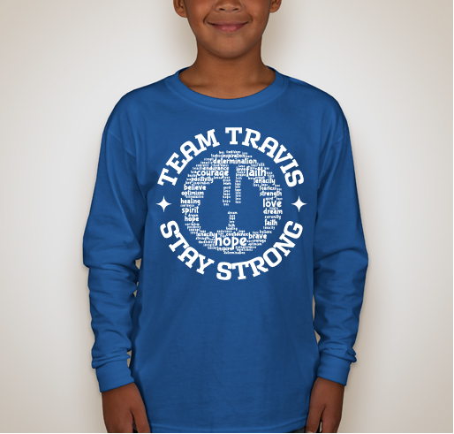 Team Travis Fundraiser - unisex shirt design - back