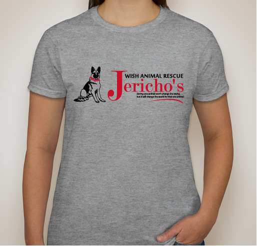 Help Jericho's save animals with t-shirts Fundraiser - unisex shirt design - front