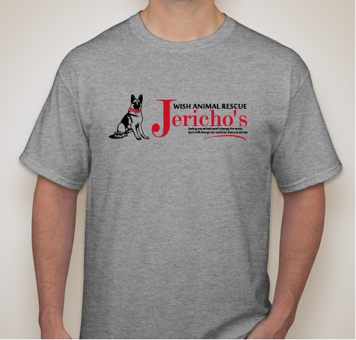 Help Jericho's save animals with t-shirts Fundraiser - unisex shirt design - front