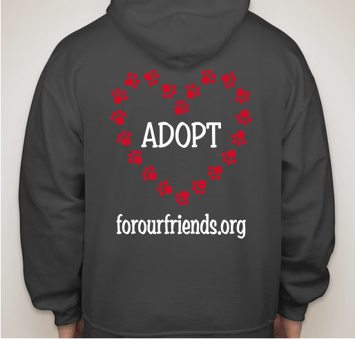 Adopt Love - For Our Friends Fall 2017 Fundraiser Fundraiser - unisex shirt design - back