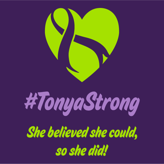 #TonyaStrong shirt design - zoomed
