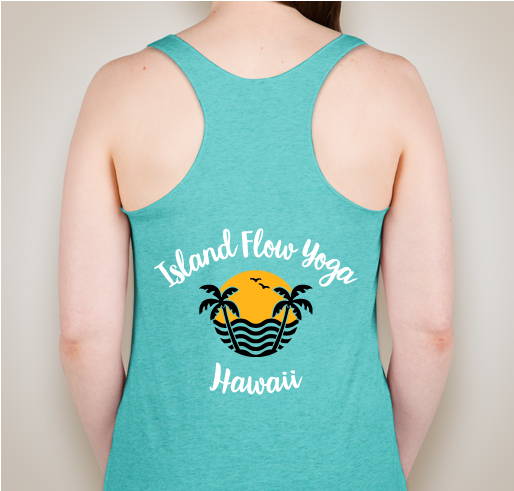 Beach Belles - Island Flow Yoga Fundraiser - unisex shirt design - back