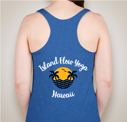 Beach Belles - Island Flow Yoga Fundraiser - unisex shirt design - back