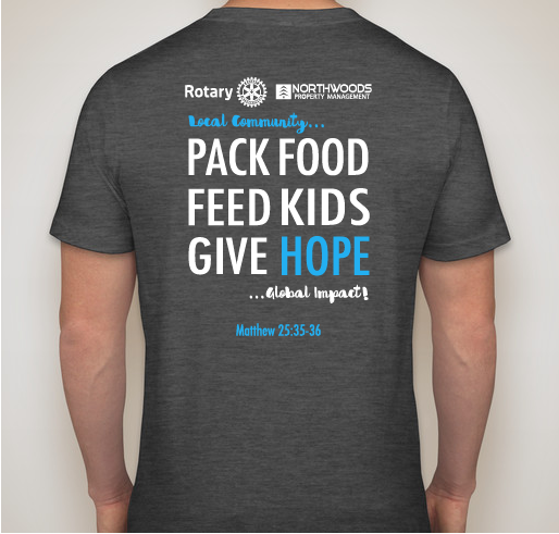RV MobilePack T-shirt Fundraiser - unisex shirt design - back
