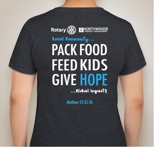 RV MobilePack T-shirt Fundraiser - unisex shirt design - back