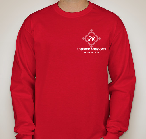 Unified Missions Foundation - fighting against human trafficking Fundraiser - unisex shirt design - front