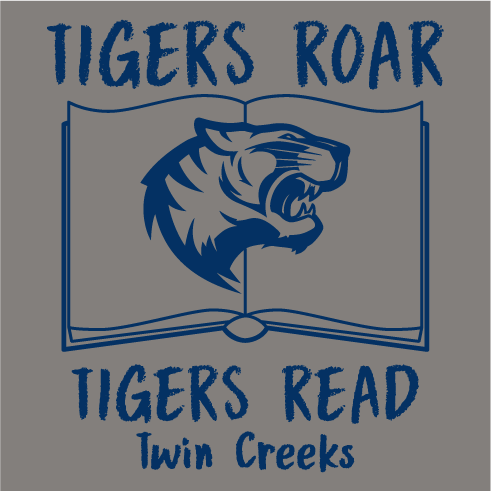 Twin Creeks Library Spirit Wear Fundraiser!! shirt design - zoomed