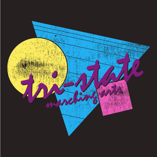 TriState Marching Arts 2018 shirt design - zoomed