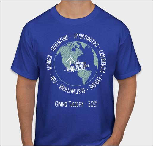 The Baptist Children's Village Giving Tuesday 2021 Fundraiser - unisex shirt design - front
