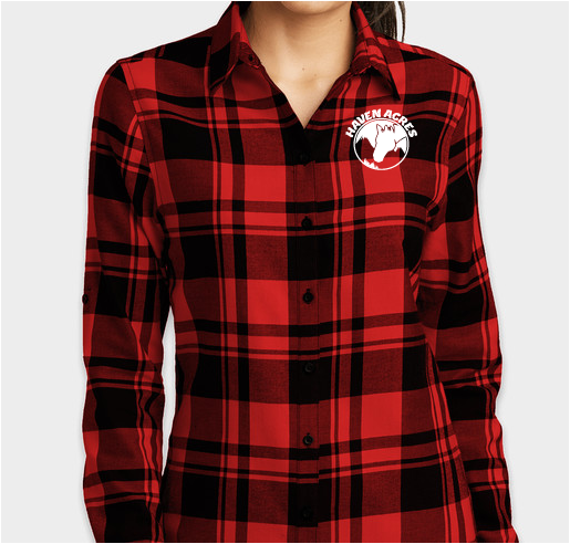 Haven Acres 2021 Flannel and Jacket Fundraiser Fundraiser - unisex shirt design - front