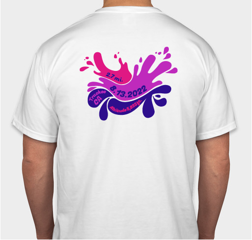 41st Annual Donner Lake Swim 2022 Fundraiser - unisex shirt design - back