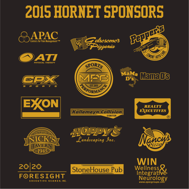 Lemont Hornets 2015 Fundraising Campaign shirt design - zoomed
