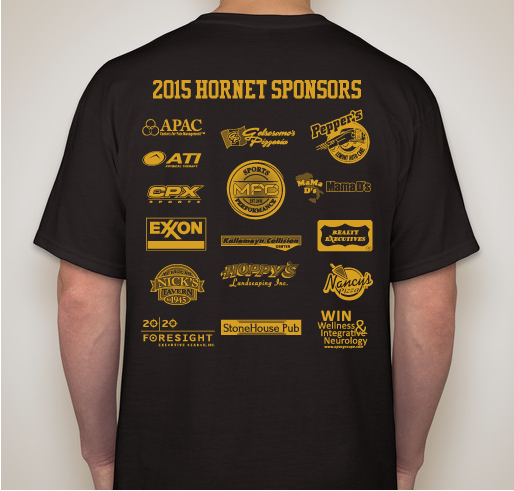 Lemont Hornets 2015 Fundraising Campaign Fundraiser - unisex shirt design - back