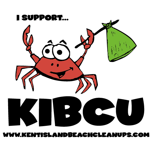 Kent Island Beach Cleanups - "Crusty the Crab Saves our Beaches!" shirt design - zoomed