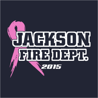 2015 Jackson Fire Department Pink Ribbon Project shirt design - zoomed