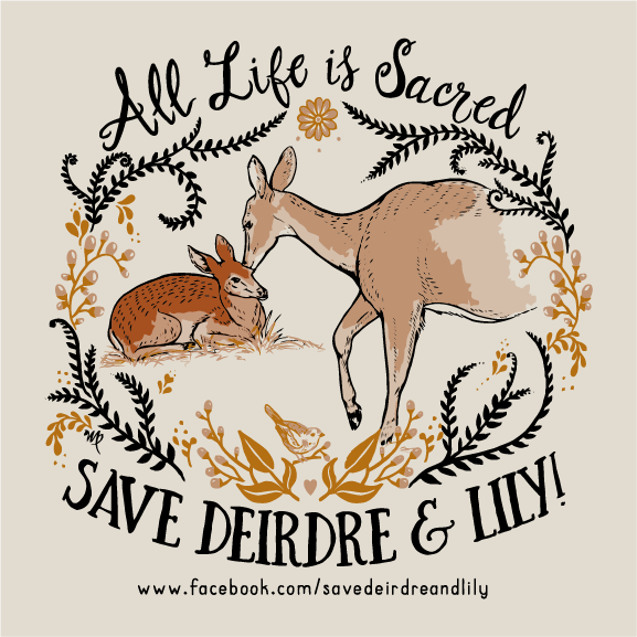 Save Deirdre & Lily shirt design - zoomed