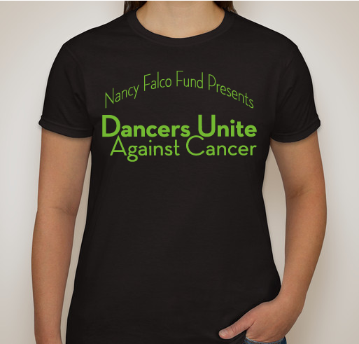 2015 Dancer's Unite Against Cancer Fundraiser - unisex shirt design - front