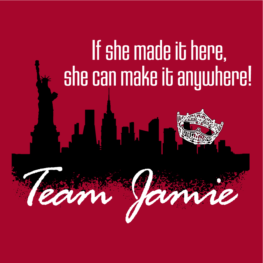 Team Jamie Goes To Miss America shirt design - zoomed