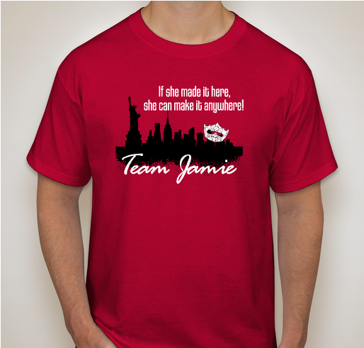 Team Jamie Goes To Miss America Fundraiser - unisex shirt design - front