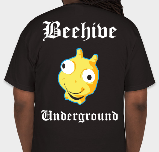 Beehive Underground St. Jude Christmas T-Shirt Drive Fundraiser - unisex shirt design - back