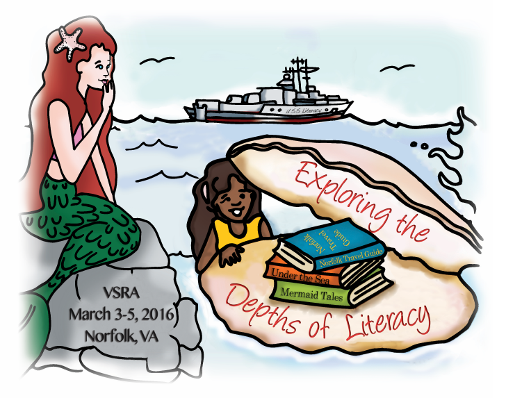 VSRA Spring Conference - Exploring the Depths of Literacy shirt design - zoomed
