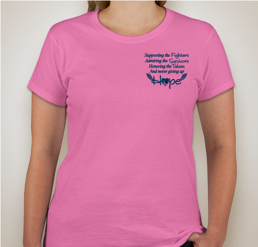 Never Giving Up Hope! Fundraiser - unisex shirt design - front