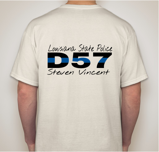RIP S/T Steven Vincent - Verified Fundraiser Fundraiser - unisex shirt design - back