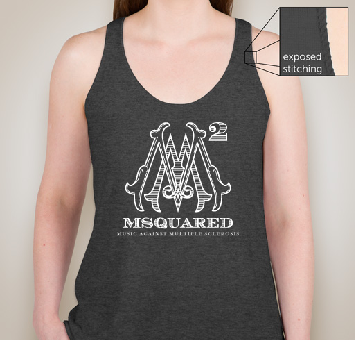 MSquared: Music Against Multiple Sclerosis Fundraiser - unisex shirt design - front