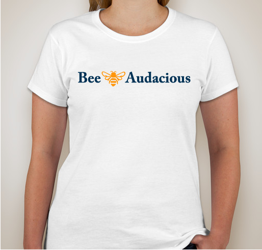$2935 raised so far for Audacious Visions for the Future of Bees and Beekeeping Fundraiser - unisex shirt design - front
