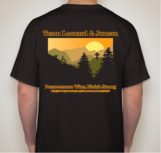 TeamLeonard&Juneau Fundraiser Fundraiser - unisex shirt design - back