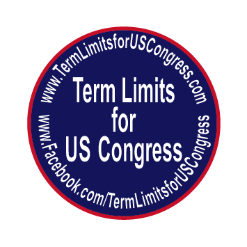 Term Limits for US Congress PAC shirt design - zoomed