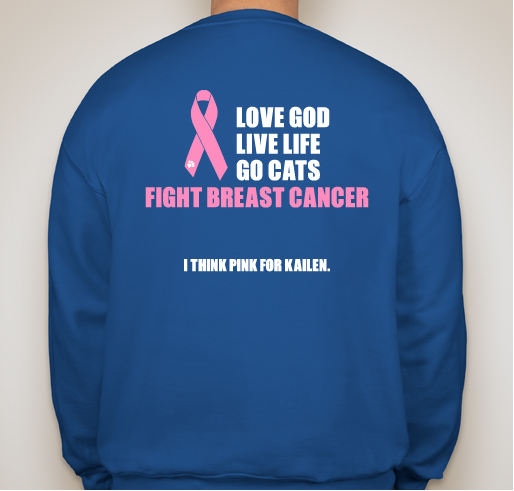 #TeamKCT Fundraiser - unisex shirt design - back