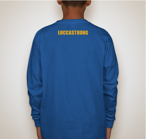 LUCCASTRONG Fundraiser - unisex shirt design - back