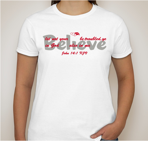 Hidden behind your Faith Fundraiser - unisex shirt design - front