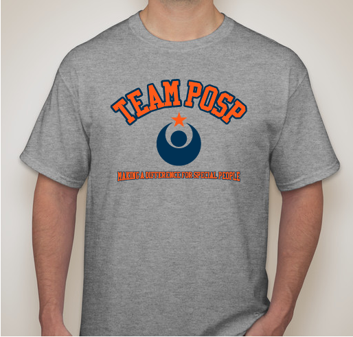 Where in the world is Team POSP? Fundraiser - unisex shirt design - front